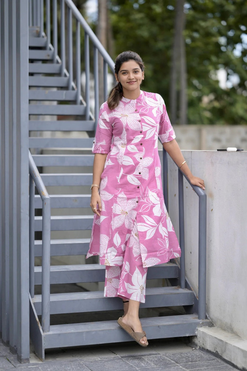 Pink Blossom Co-ord Set